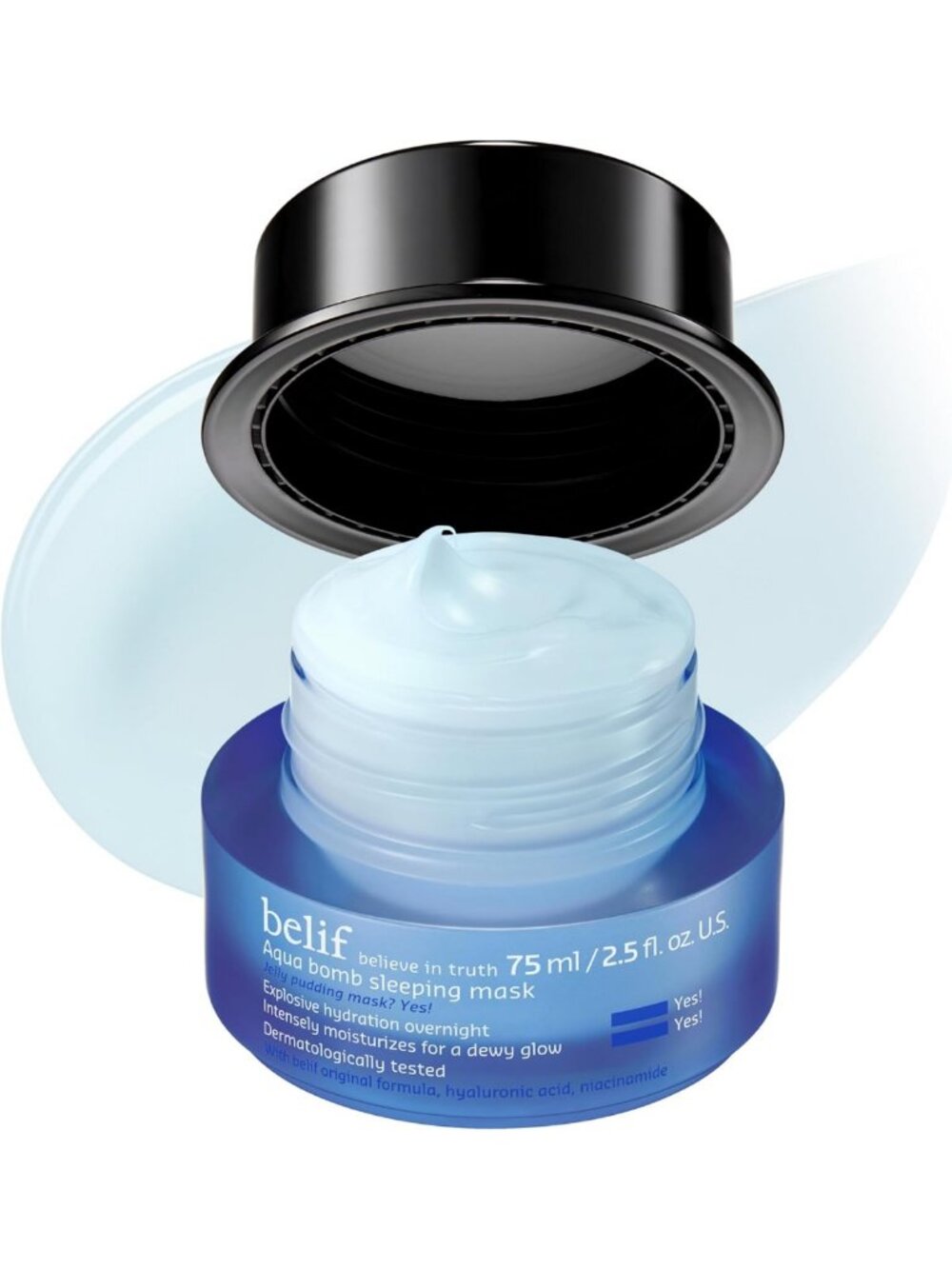 Hydrating Overnight Mask with Vitamin E, Red Algae & Jojoba Oil for Glass Skin